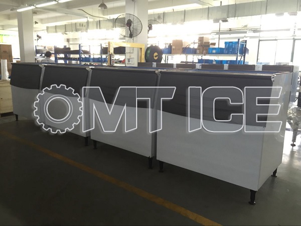 OMT 700kg Cube Ice Machine-Ice Bin